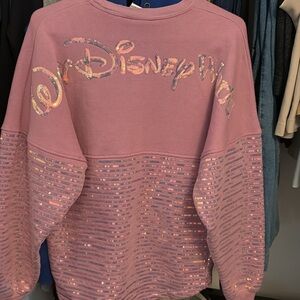 Spirit jersey disneyworld NWOT oversized sequins pull over price firm